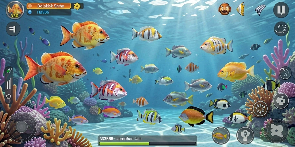 Tampilan gameplay seru dalam Tembak Ikan 333666.