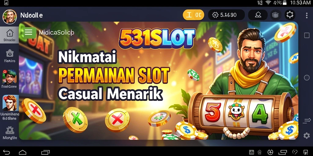 Tampilan gameplay 531SLOT yang menarik dan penuh warna.
