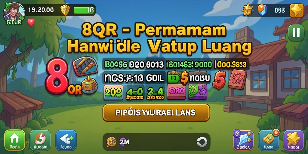 Tampilan gameplay seru dan dinamis dari 8QR yang siap memikat pemain.