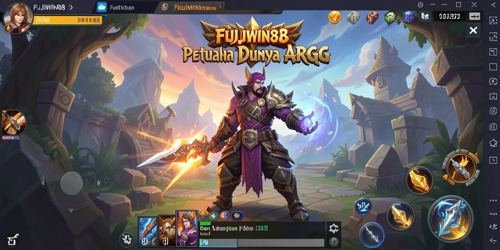 Tampilan menakjubkan dari gameplay ARPG FUJIWIN88 yang penuh aksi.