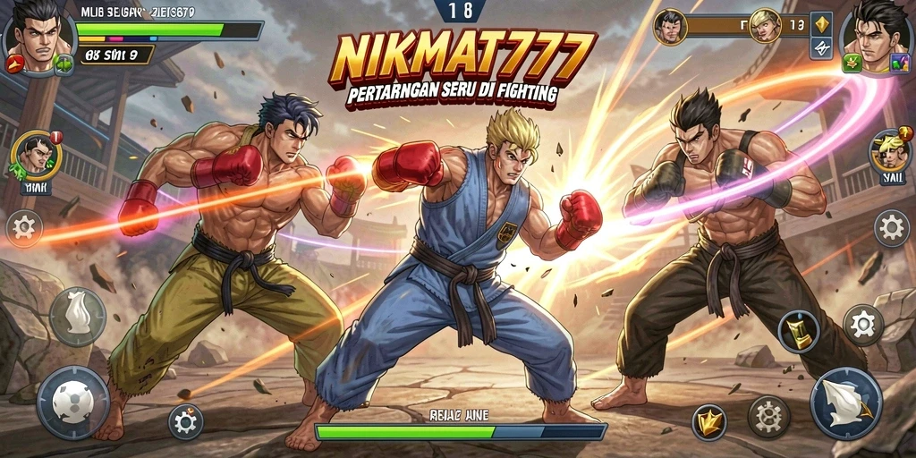 Tampilan gameplay NIKMAT777 yang dinamis dan penuh aksi.