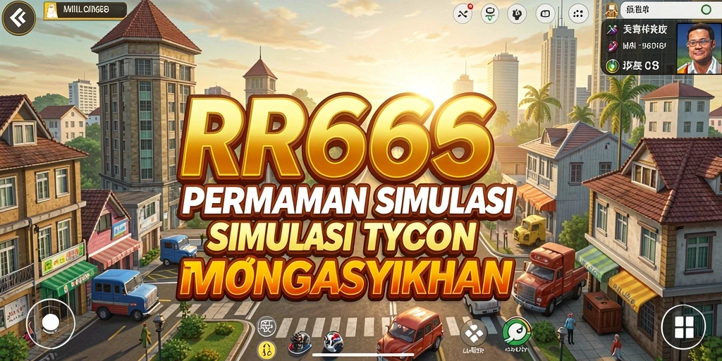 Screenshot gameplay RR666 menampilkan momen strategis dalam pengelolaan bisnis Tycoon.