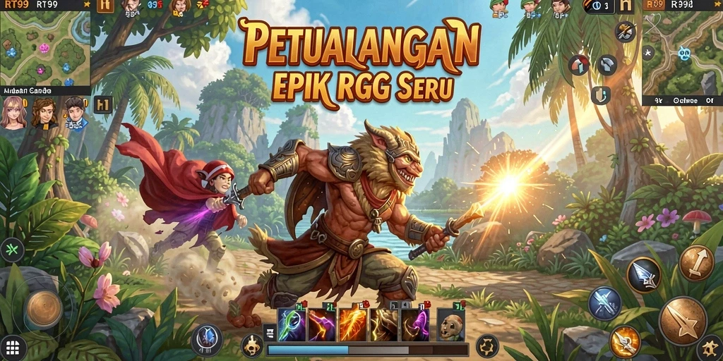 Gameplay RT99 yang menakjubkan dalam dunia RPG.