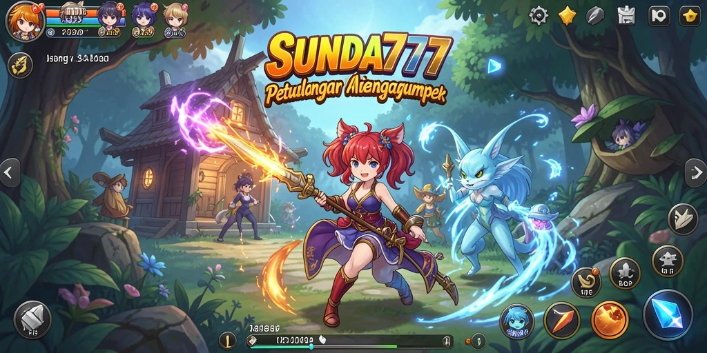 Tampilan gameplay SUNDA777 yang menakjubkan dan penuh warna.