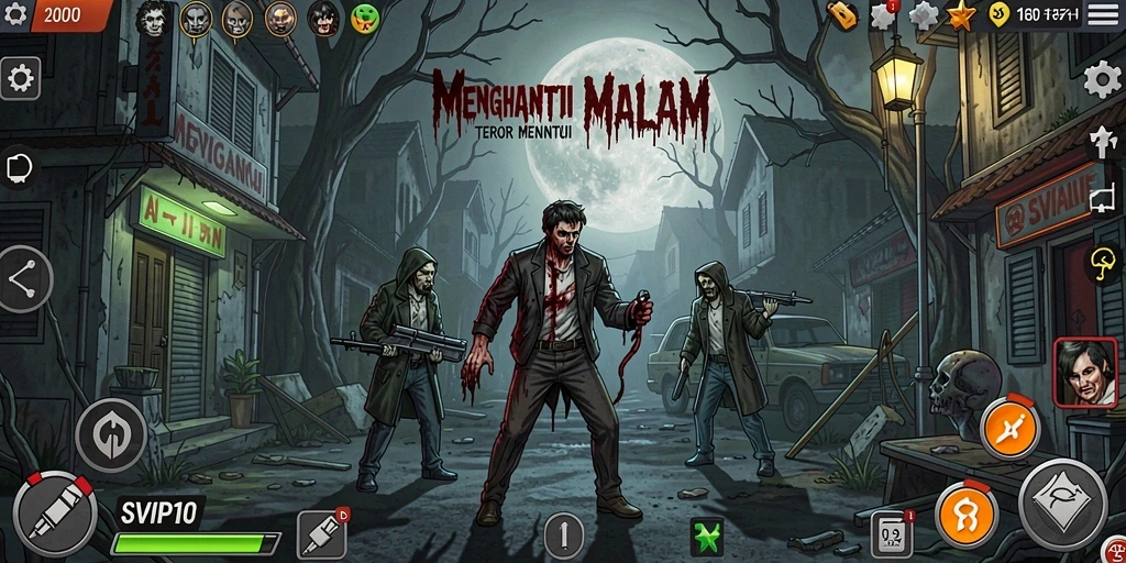 Gameplay SVIP10 menampilkan suasana Horror yang mencekam dan menegangkan.